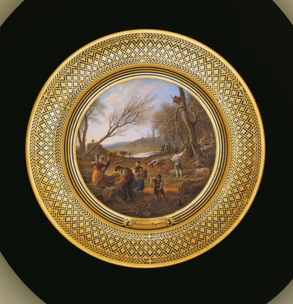 Fagoteurs de lenhadores, c.1820-35 de Jean Charles Develly