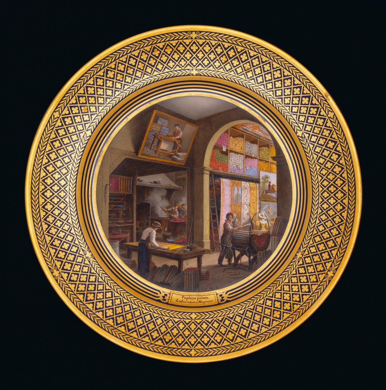 Murais de parede, laboratório, loja, c.1820-35 de Jean Charles Develly