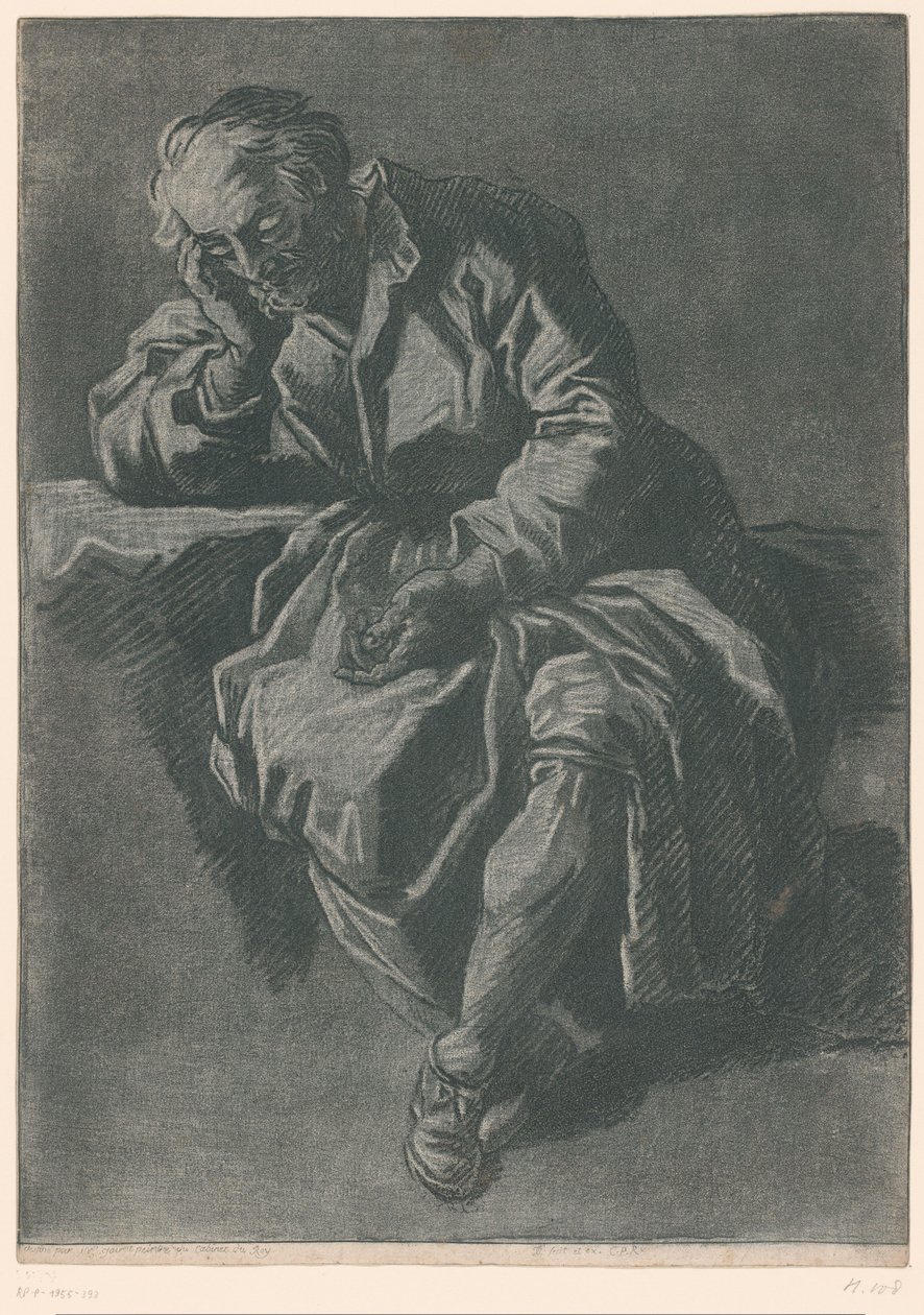 homem sentado de Jean Charles François