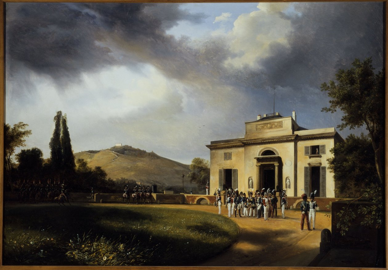 O Pavillon de Bagatelle, atual Bois de Boulogne de Jean Charles Joseph Rémond