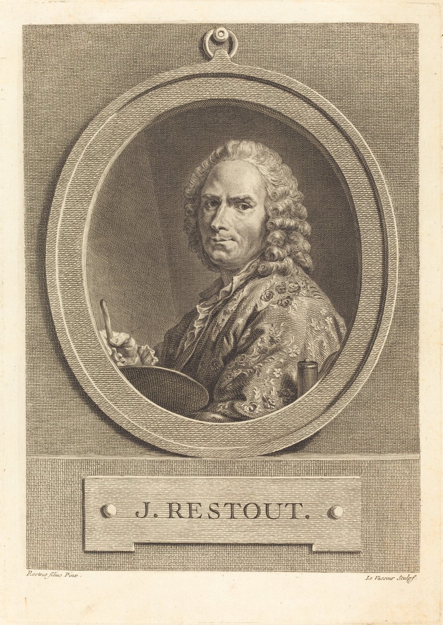 John Restout de Jean Charles Levasseur after Jean Bernard Restout