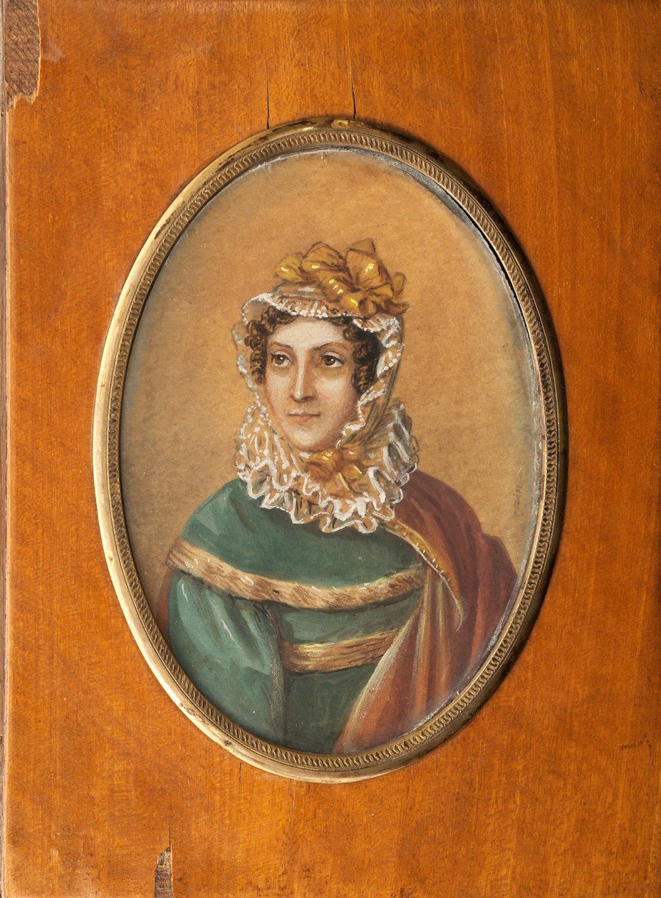 Retrato de Jeanne Louise Henriette Campan, nee Genet 1752-1822 de Jean Charles Nicaise Perrin