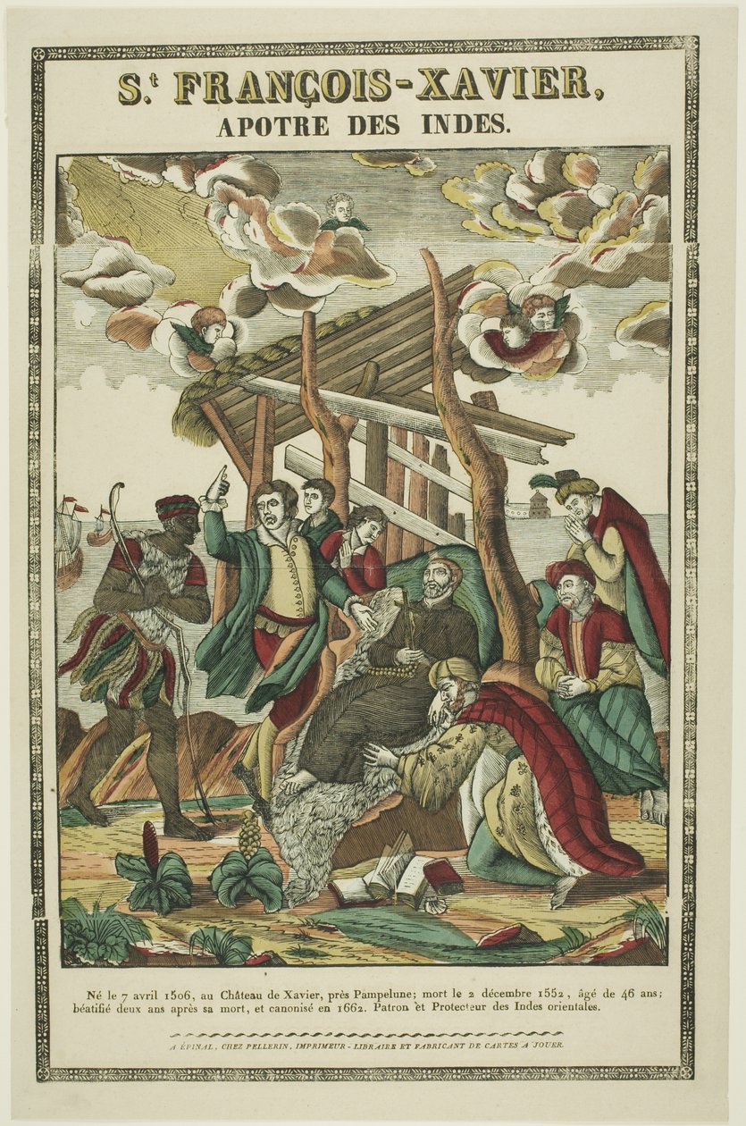 São Francisco Xavier, Apóstolo das Índias de Jean Charles Pellerin