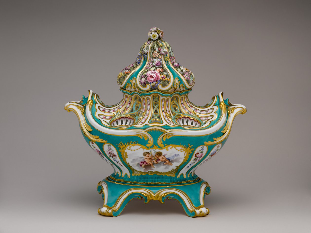 vaso pourri Sevres pot de Jean Claude Duplessis