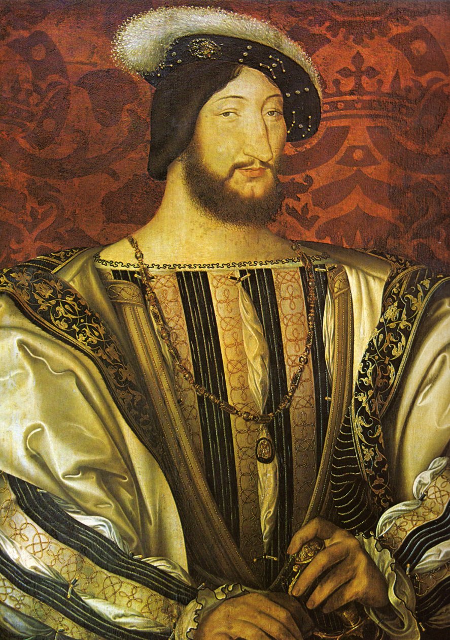 François I, rei da França de Jean Clouet