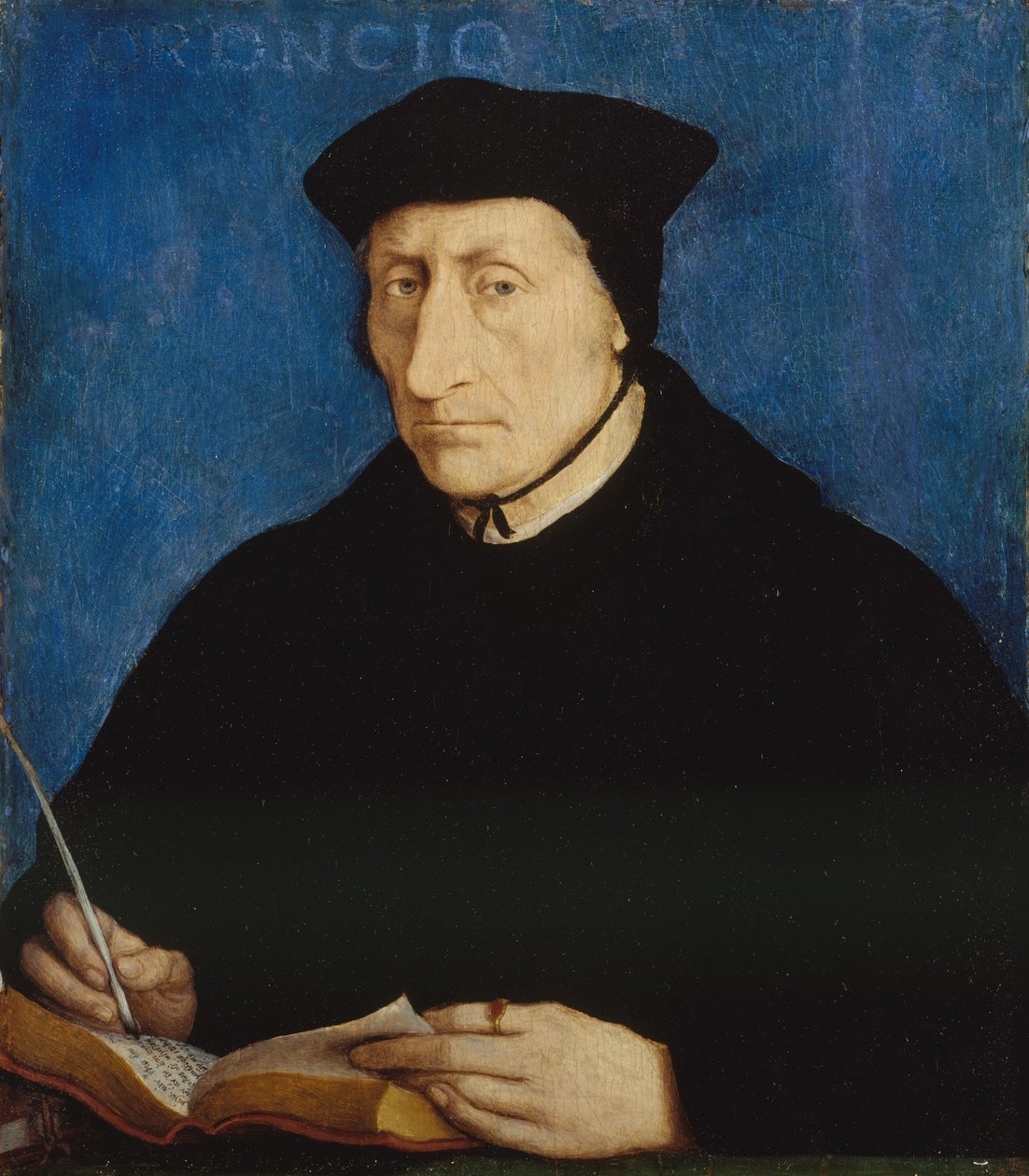 Guillaume Budé, c.1536 (óleo sobre madeira) de Jean Clouet