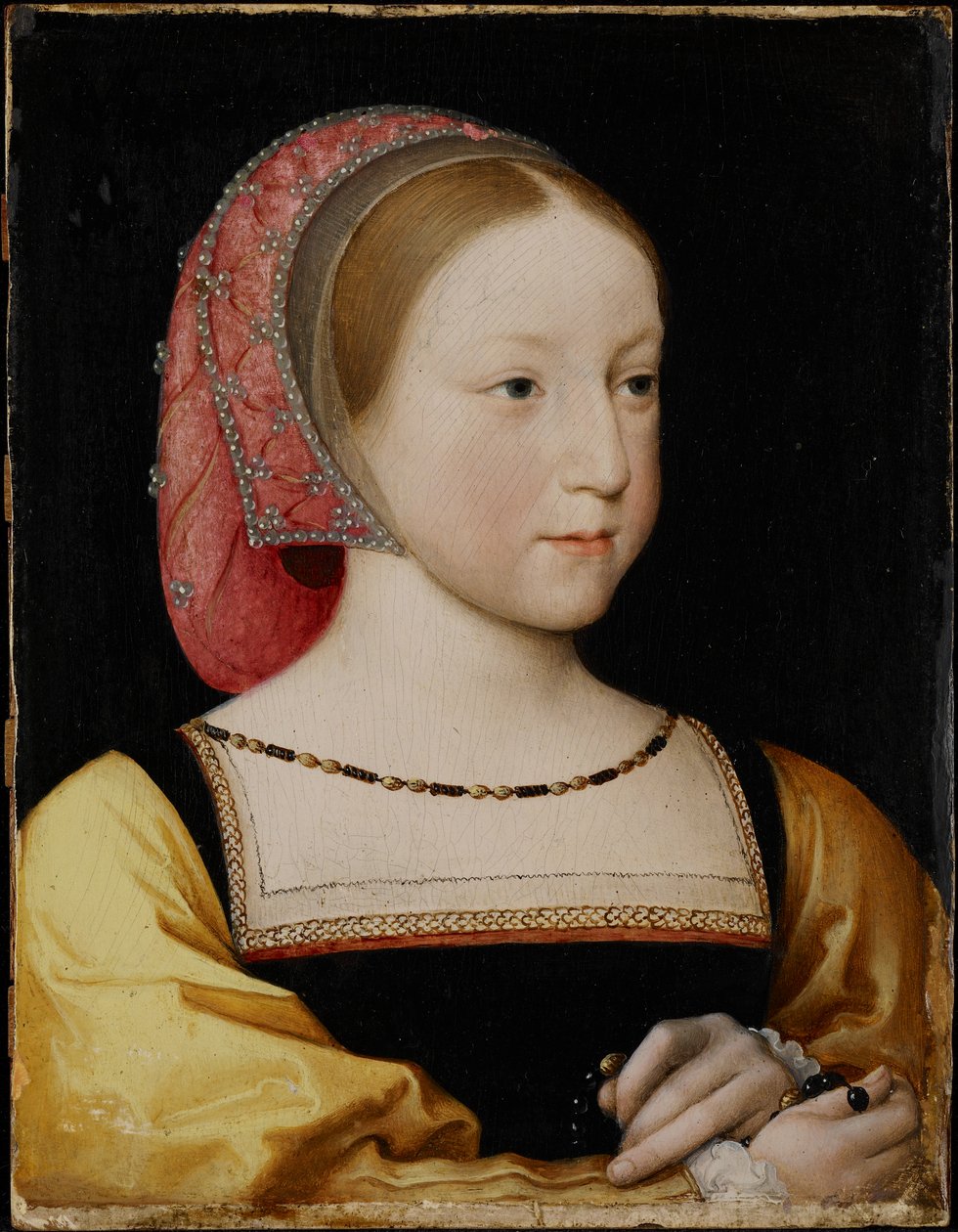 Retrato de Charlotte da França de Jean Clouet