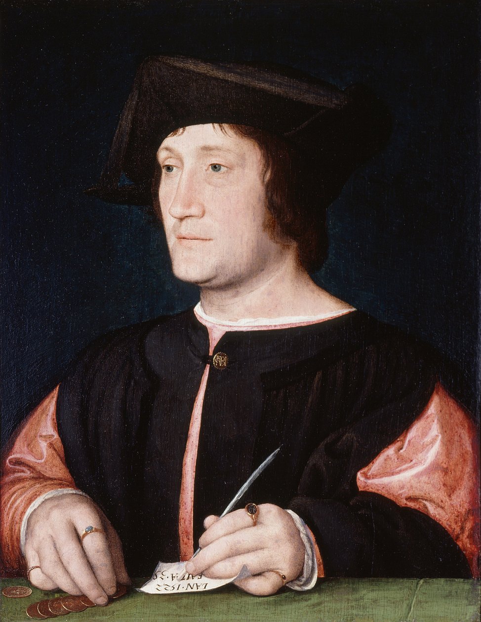 Retrato de um banqueiro de Jean Clouet