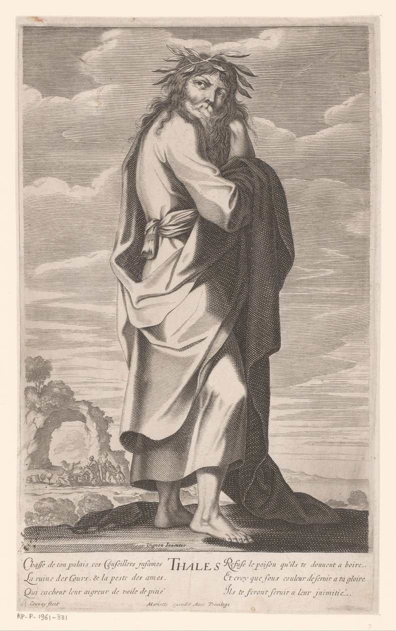 Tales de Mileto Thales (título no objeto) Les Sept Sages de la Grece (título da série) Os Sete Sábios da Grécia (título da série) de Jean Couvay