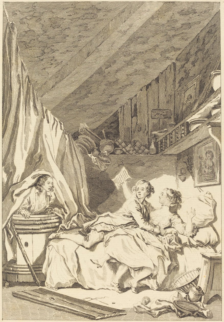O mais econômico de Jean Dambrun after Jean Honoré Fragonard