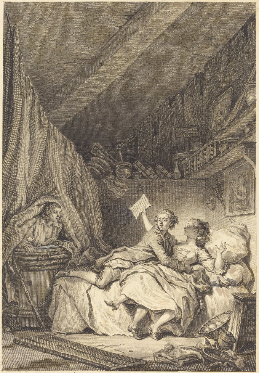 O mais econômico de Jean Dambrun after Jean Honoré Fragonard