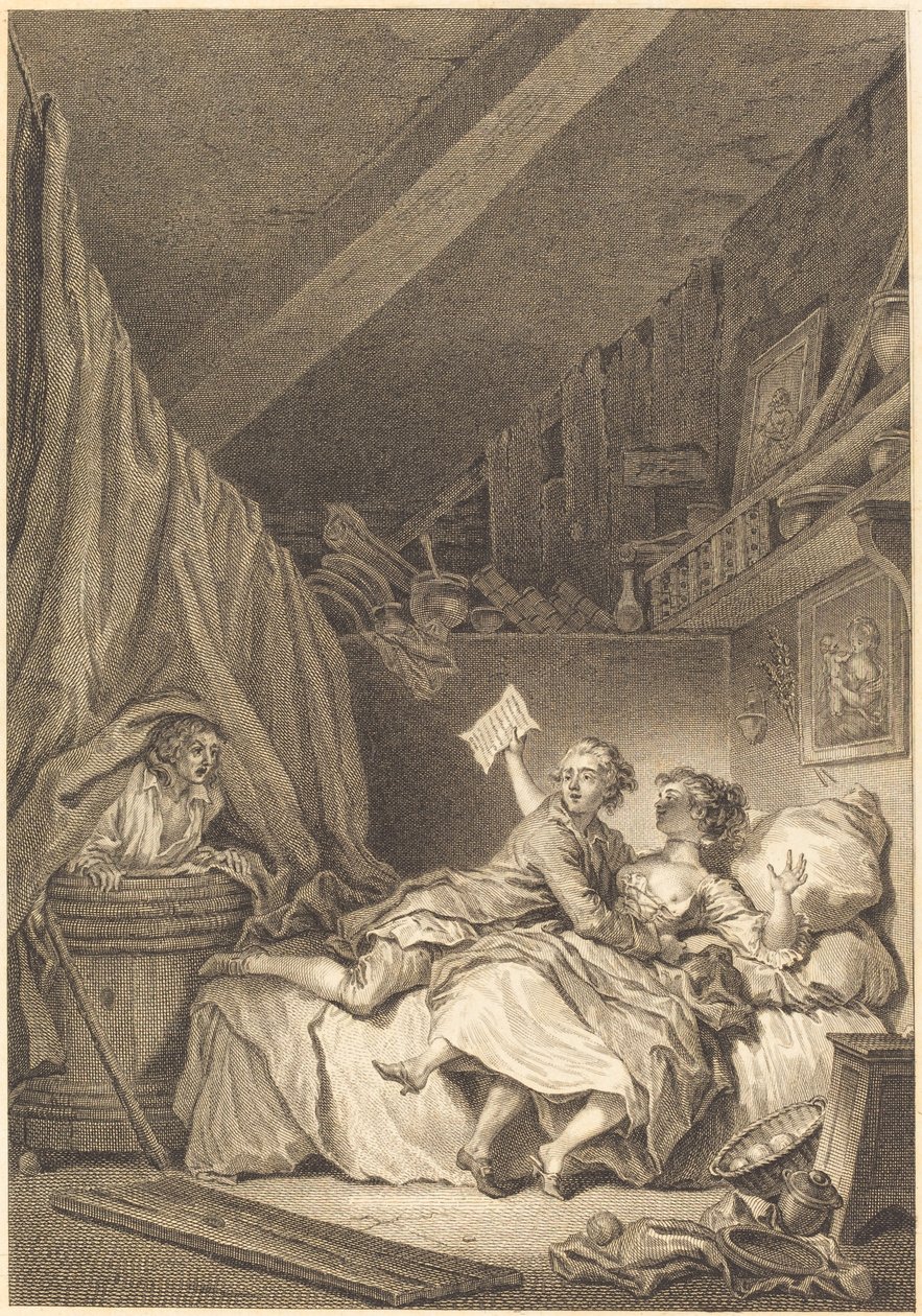 O mais econômico de Jean Dambrun after Jean Honoré Fragonard