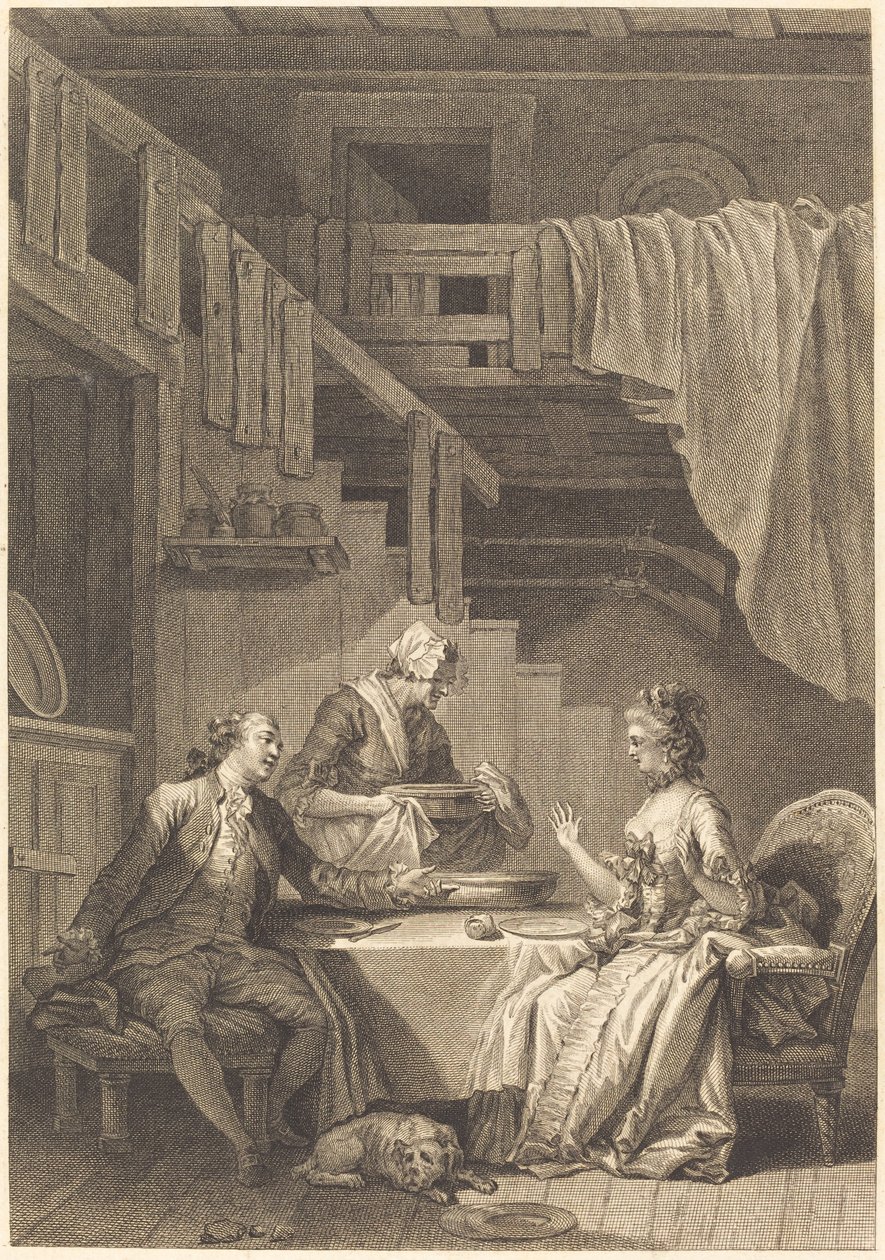 O Falcão de Jean Dambrun and Jean Baptiste Tilliard after Jean Honoré Fragonard