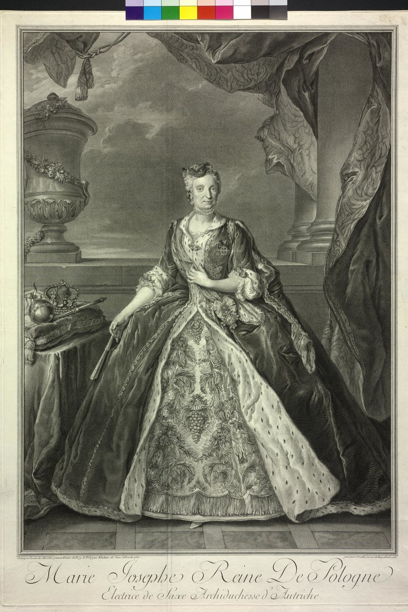 Arquiduquesa da Áustria Marie Josefa de Jean Daullé
