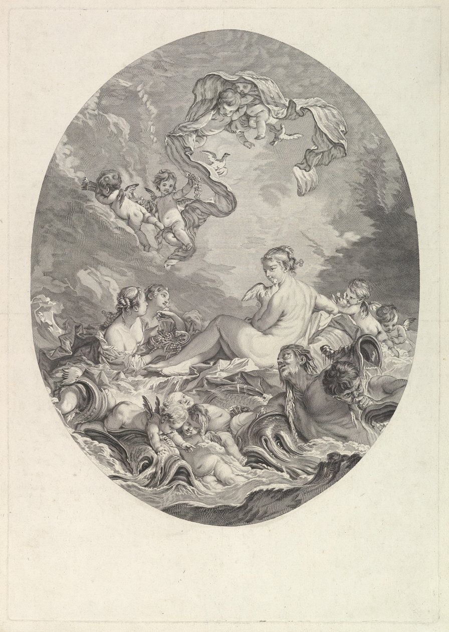 Nascimento e Triunfo de Vênus O Nascimento e Triunfo de Vênus, século XVIII. de Jean Daullé