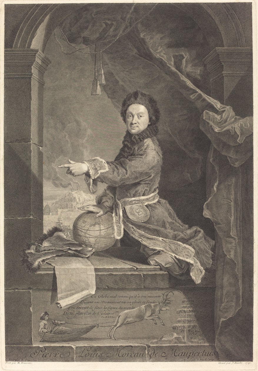 Pierre Louis Moreau de Maupertuis de Jean Daullé after Robert Levrac Tournieres