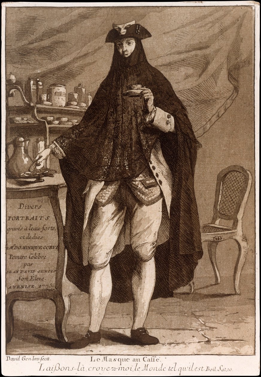 Página de título de Divers Portraits, pub. gravura de 1775. de Jean David Genois