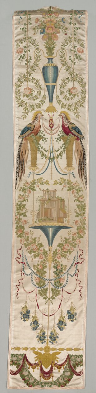 Cobertura de parede, Os faisões da série Verdures do Vaticano, depois de 1799. de Jean Démosthène Dugourc