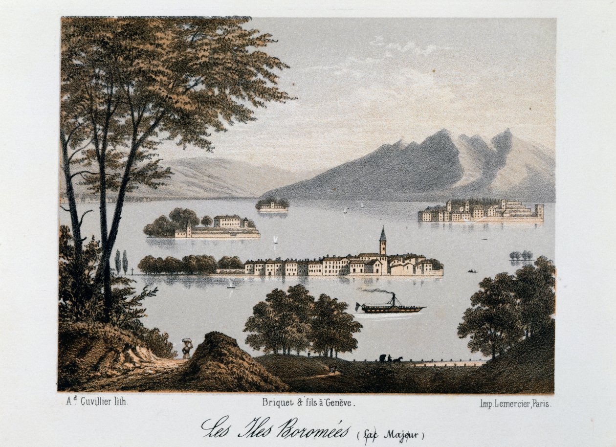 Ilhas Borromeanas (Lago Maggiore) de Jean Dubois