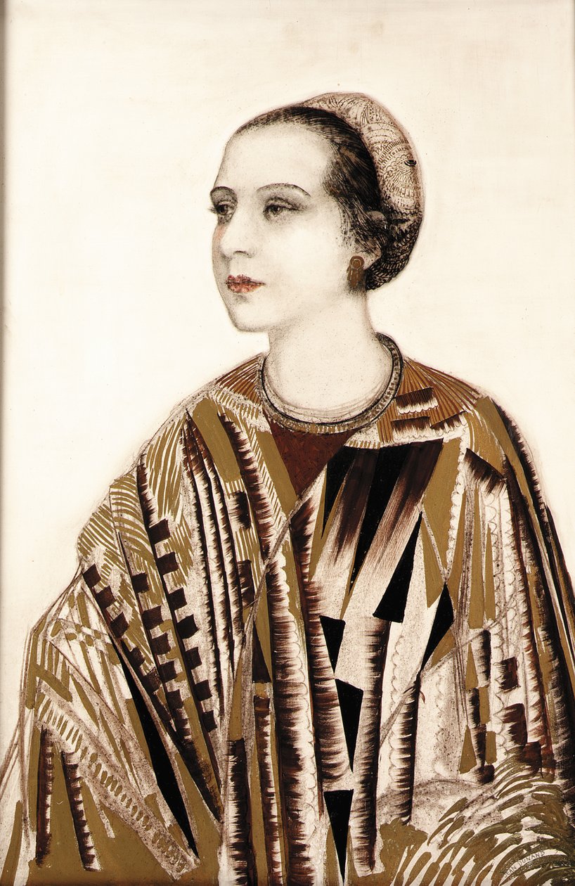 Retrato de &39;Madame Fontaine&39; de Jean Dunand