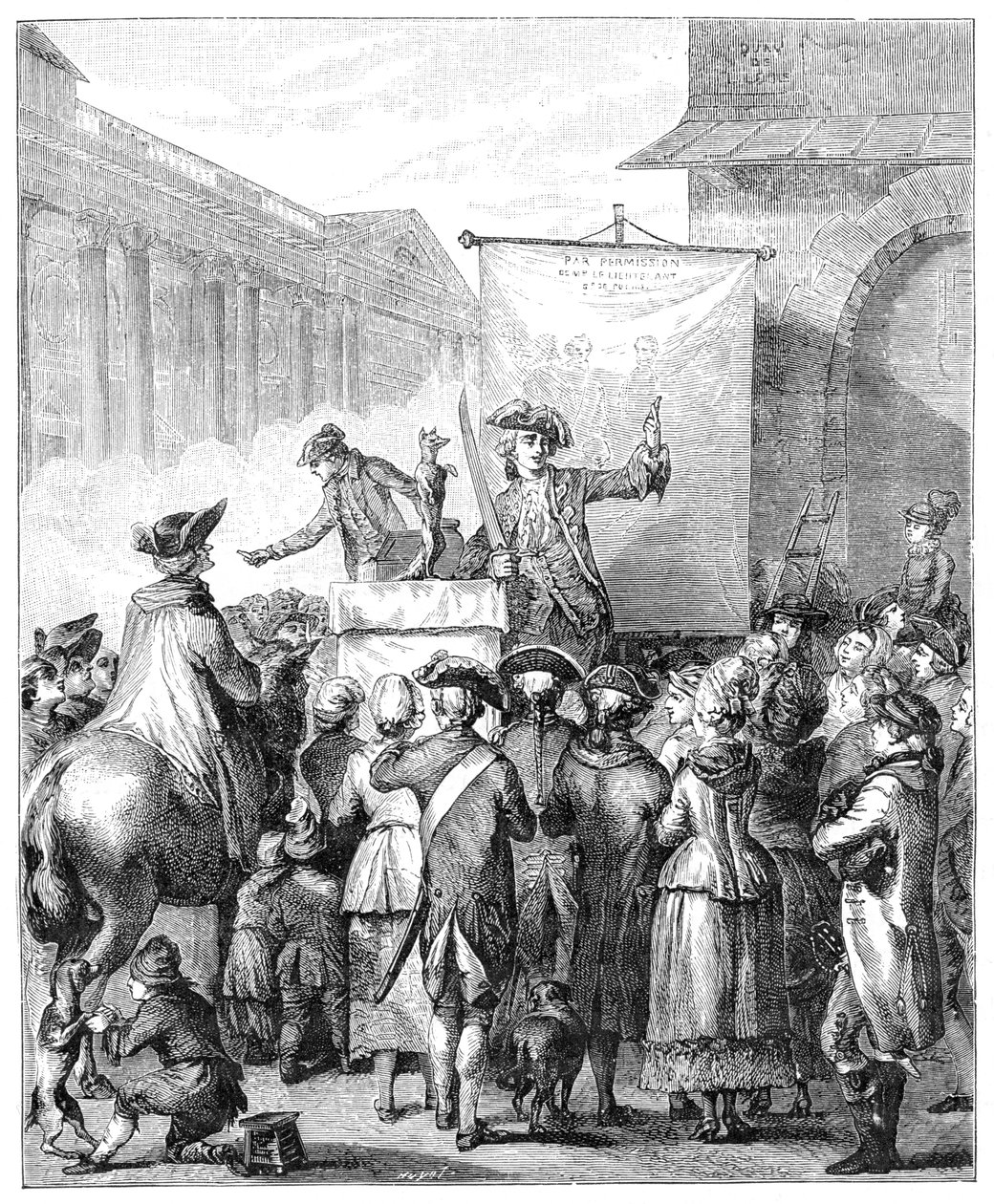 O Charlatan no Louvre, Paris, 1885. de Jean Duplessis Bertaux