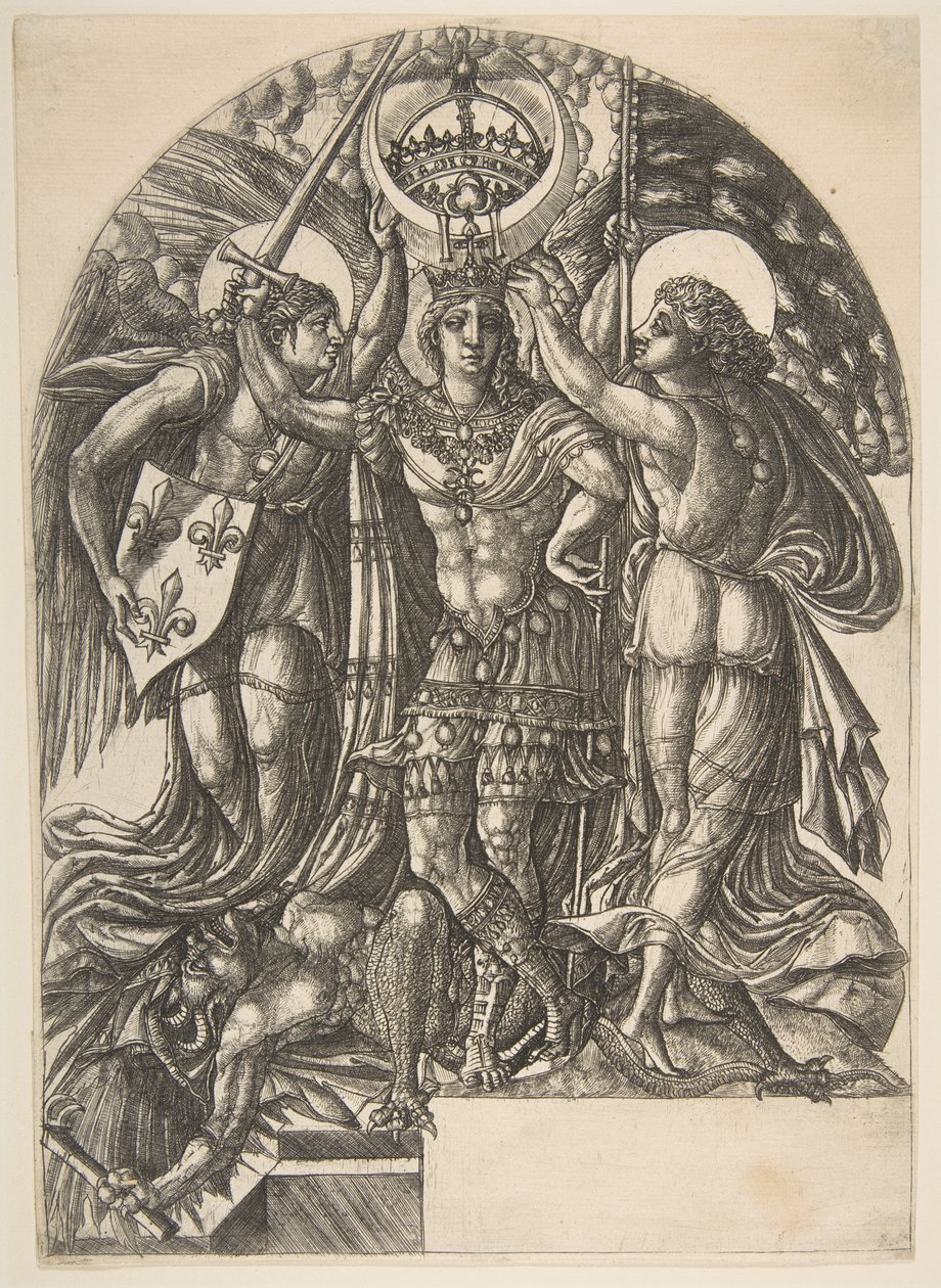 Henrique II, Rei da França, Entre a França e a Fama, ca. 1548. de Jean Duvet