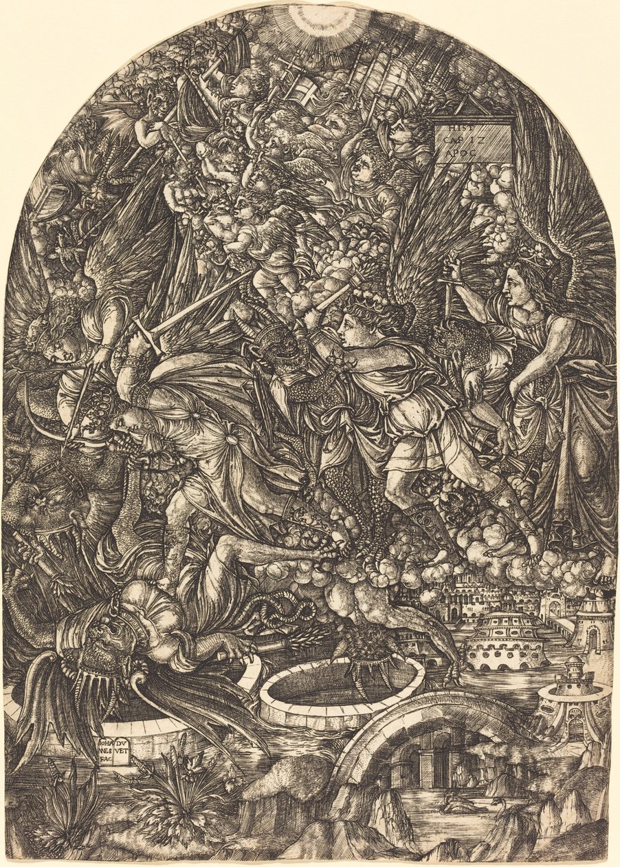 São Miguel e o Dragão de Jean Duvet