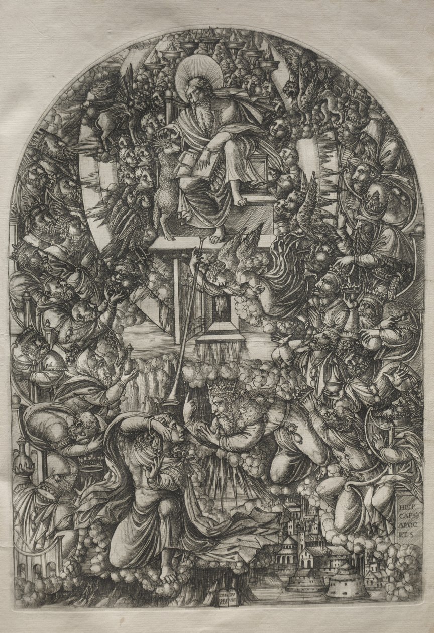 O Apocalipse: São João Convocado para o Céu, 1546-1556. de Jean Duvet