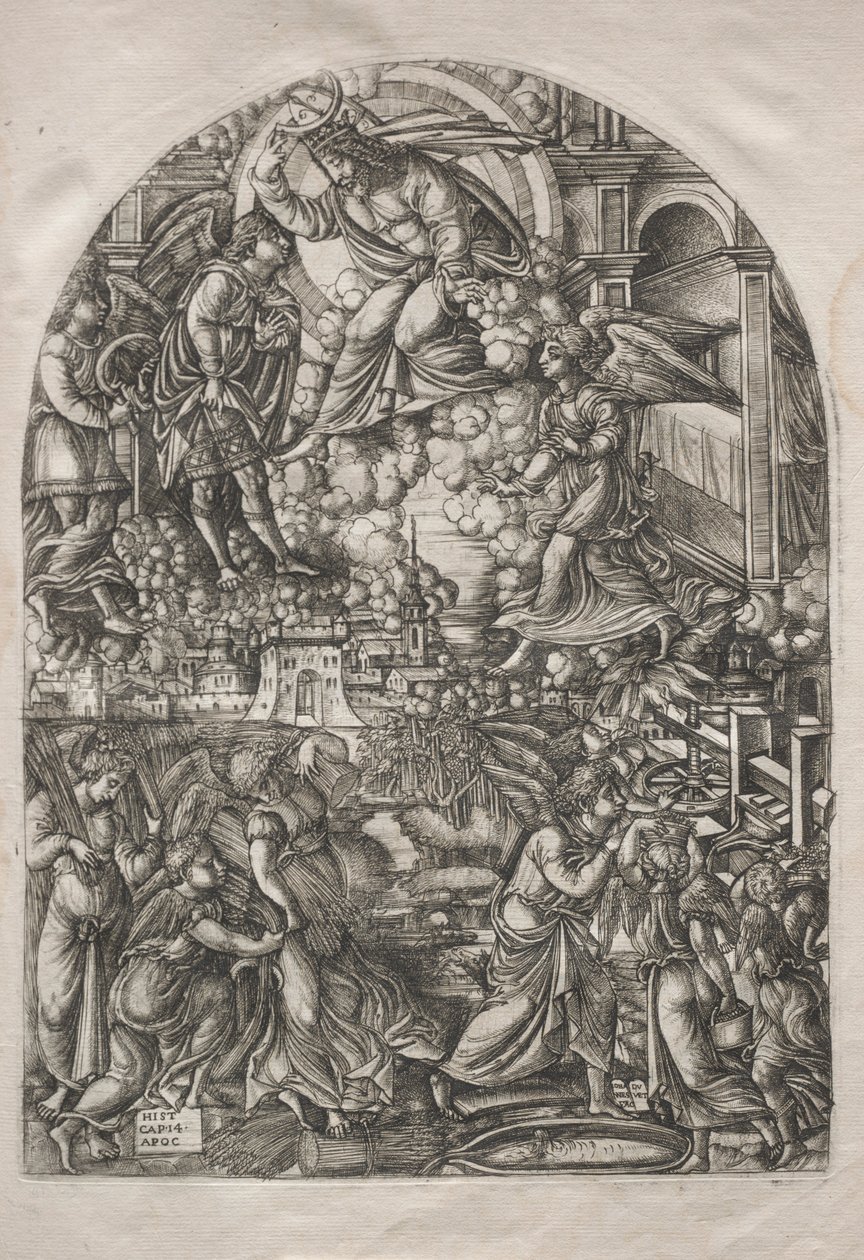 O Apocalipse: O lagar da ira de Deus, 1546-1556. de Jean Duvet