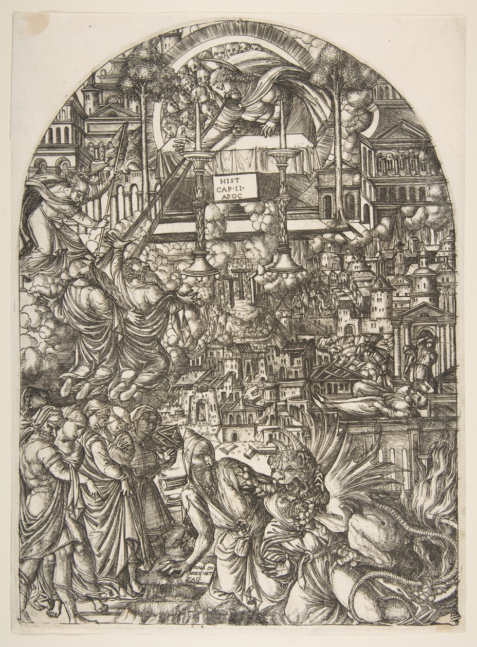 A Medida do Templo, do Apocalipse.nd de Jean Duvet