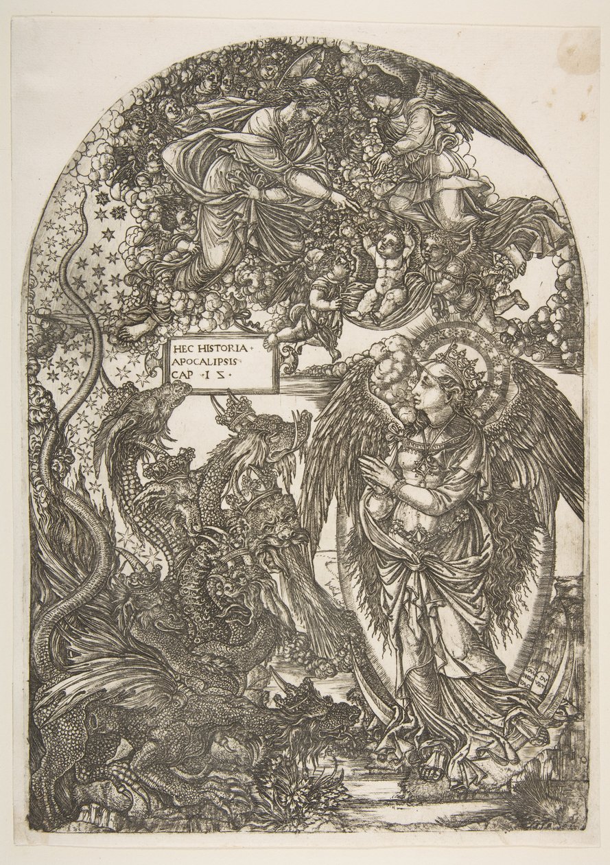 A Mulher Vestida de Sol, do Apocalipse. de Jean Duvet