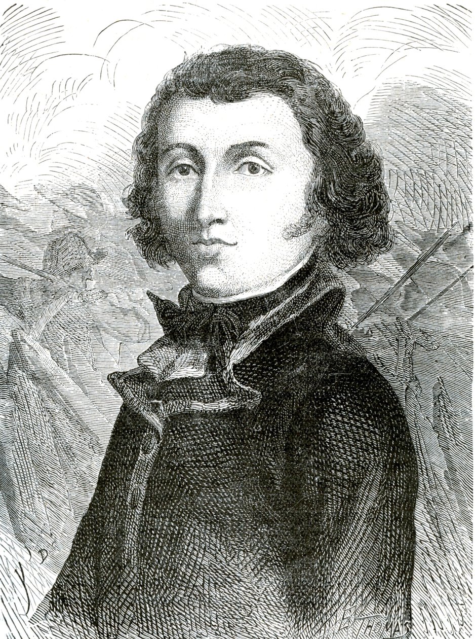 Duque de Chartres, Revolução Francesa de Jean Edouard (1824-99) Dargent