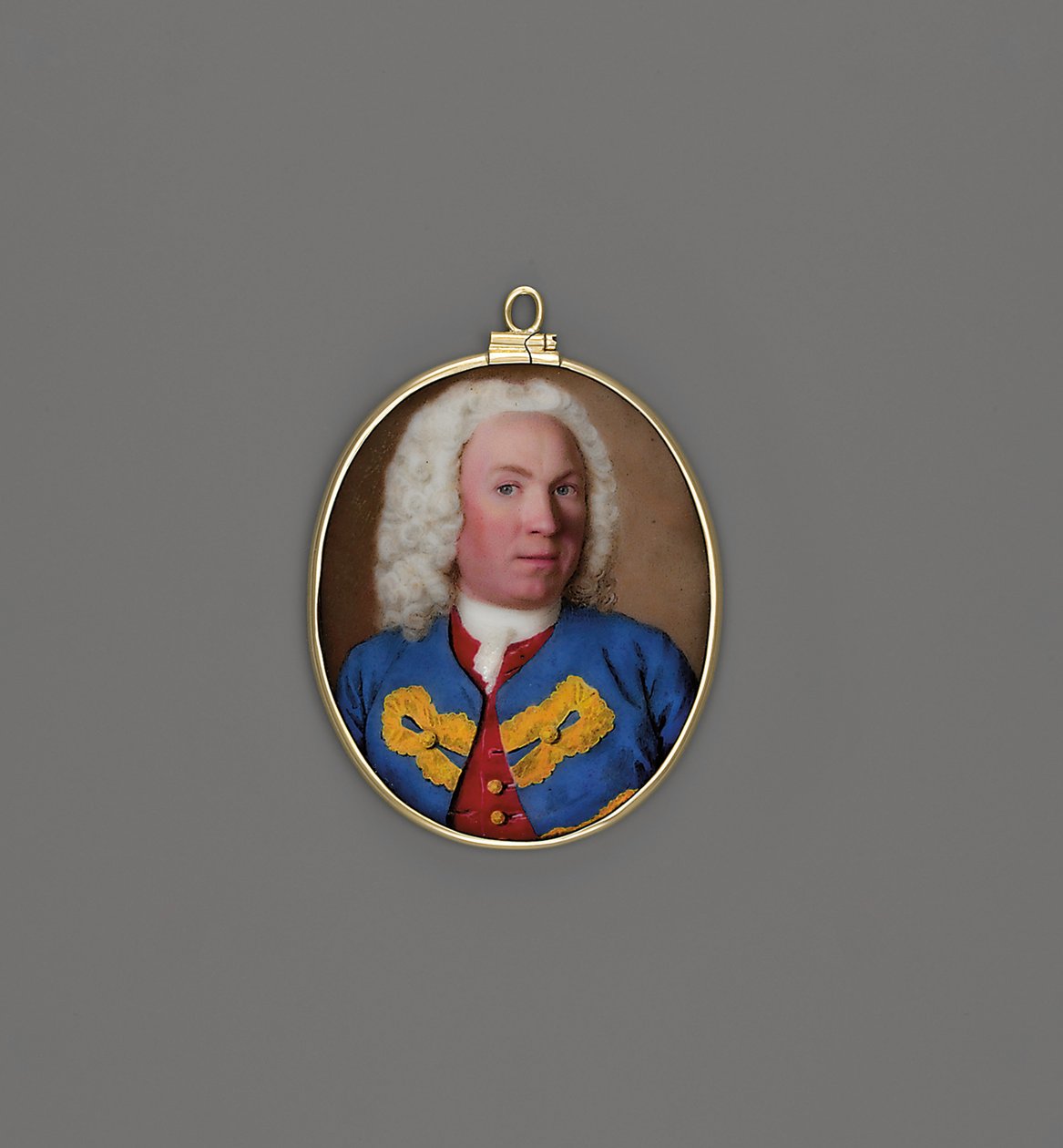 Um cavalheiro chamado Hugh, conde de Marchmont (esmalte sobre cobre) de Jean Étienne Liotard