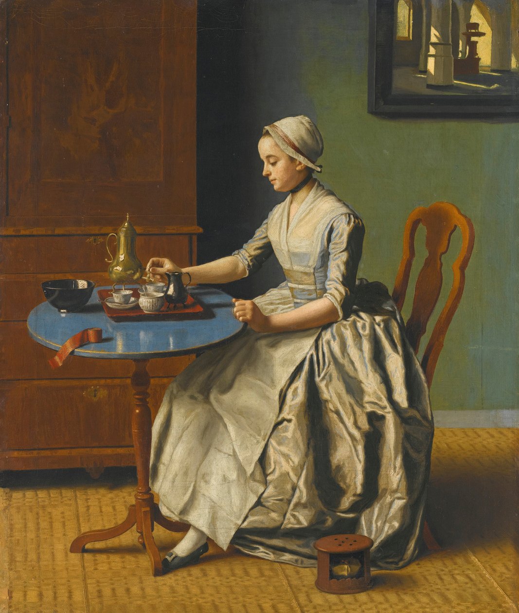 Rapariga holandesa ao pequeno-almoço de Jean Étienne Liotard