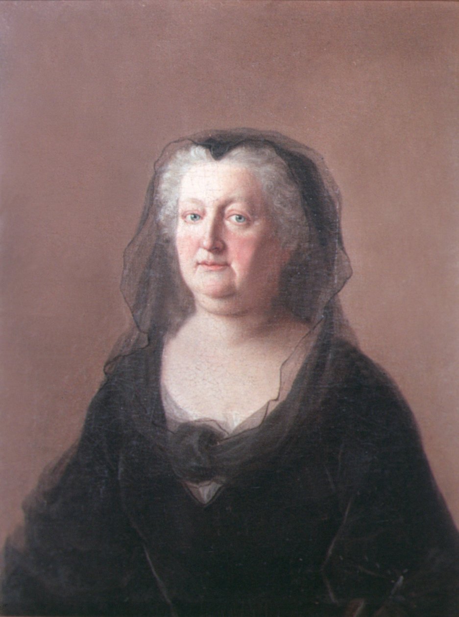 Elizabeth Christine de Braunschweig-Wolfenbuettel Imperatriz da Alemanha (1691-1750) esposa do Sagrado Imperador Romano Carlos VI 1685-1740) 174344 de Jean Étienne Liotard