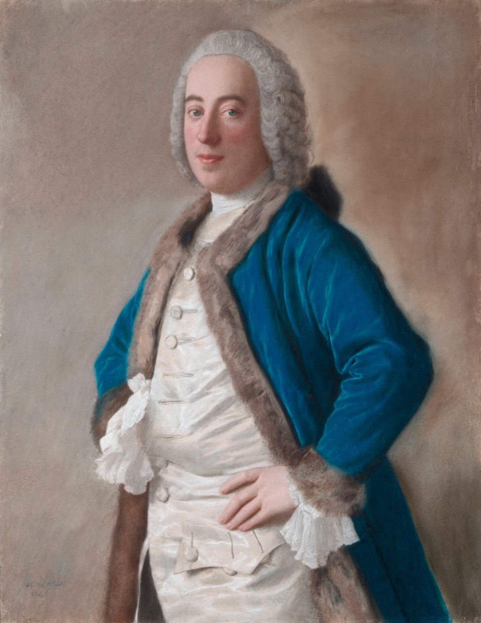 Joseph Bouër, comerciante em Génova, por Jean-Etienne Liotard de Jean Étienne Liotard
