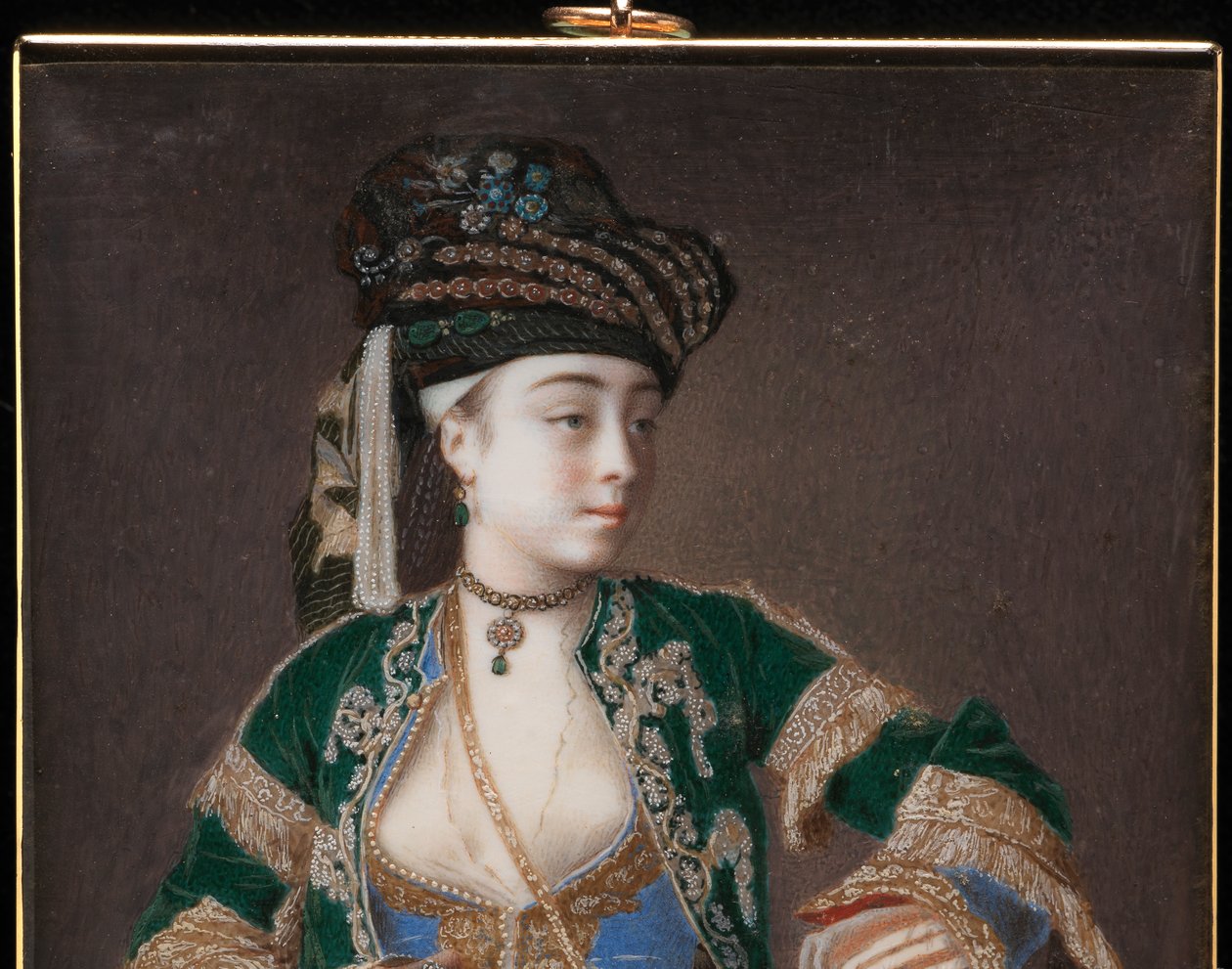 Laura Tarsi, "Uma Senhora Grega", 1745-1749 de Jean Étienne Liotard