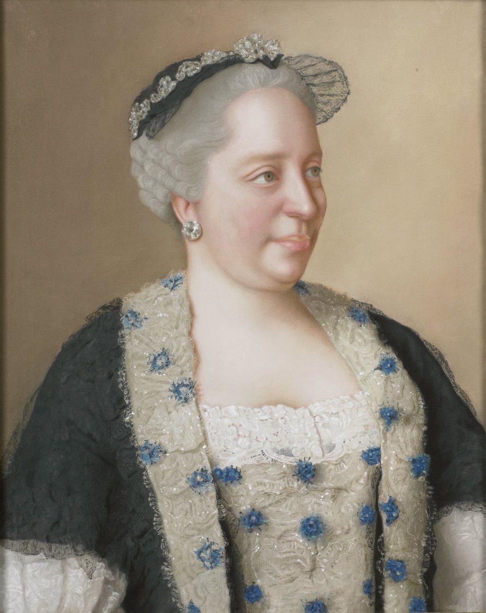 Maria Teresa da Áustria (1717-80), arquiduquesa da Áustria, rainha da Hungria e Boémia, imperatriz romano-alemã de Jean Étienne Liotard