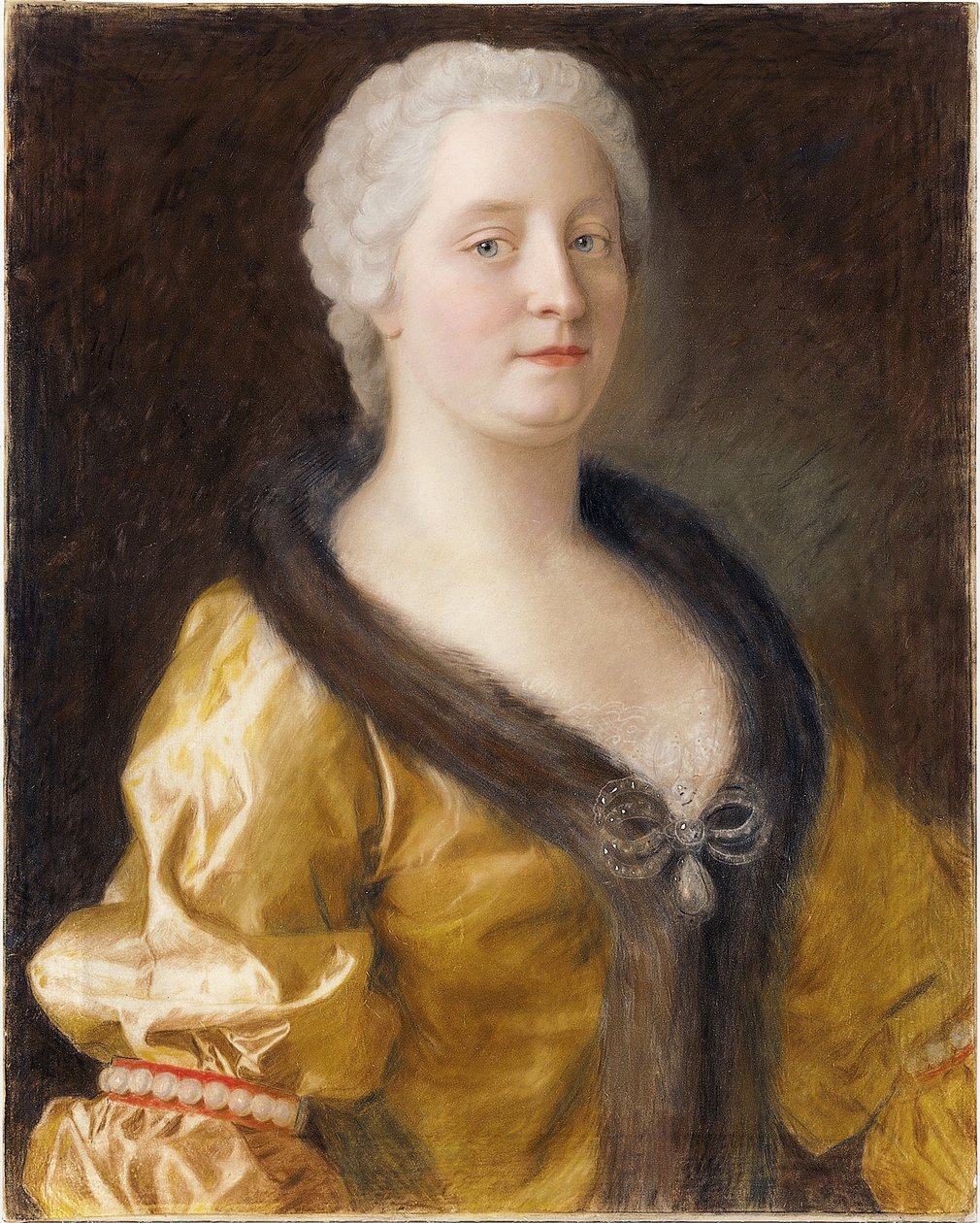 Retrato da imperatriz Maria Teresa da Áustria de Jean Étienne Liotard