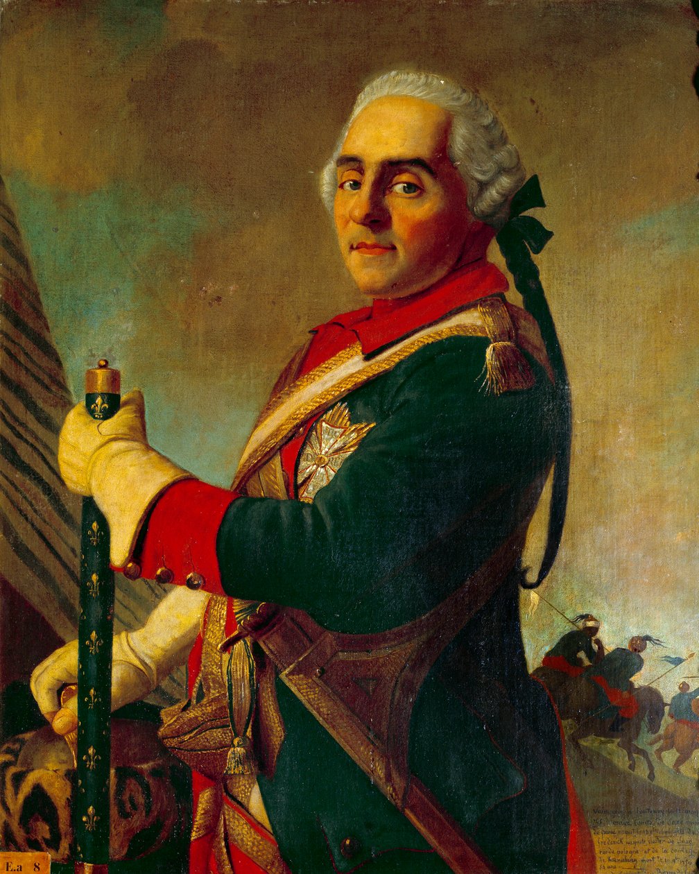 Retrato de Maurice Count of Saxony, marechal da França (1696-1750) Pintura de Jean Etienne Liotard (1702-1789) de Jean Étienne Liotard