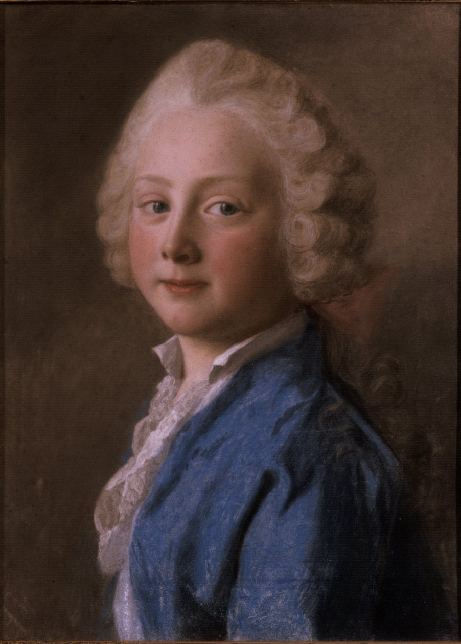 Retrato do príncipe Friedrich da Saxônia-Gotha-Altenburg, 1746 (pastel) de Jean Étienne Liotard