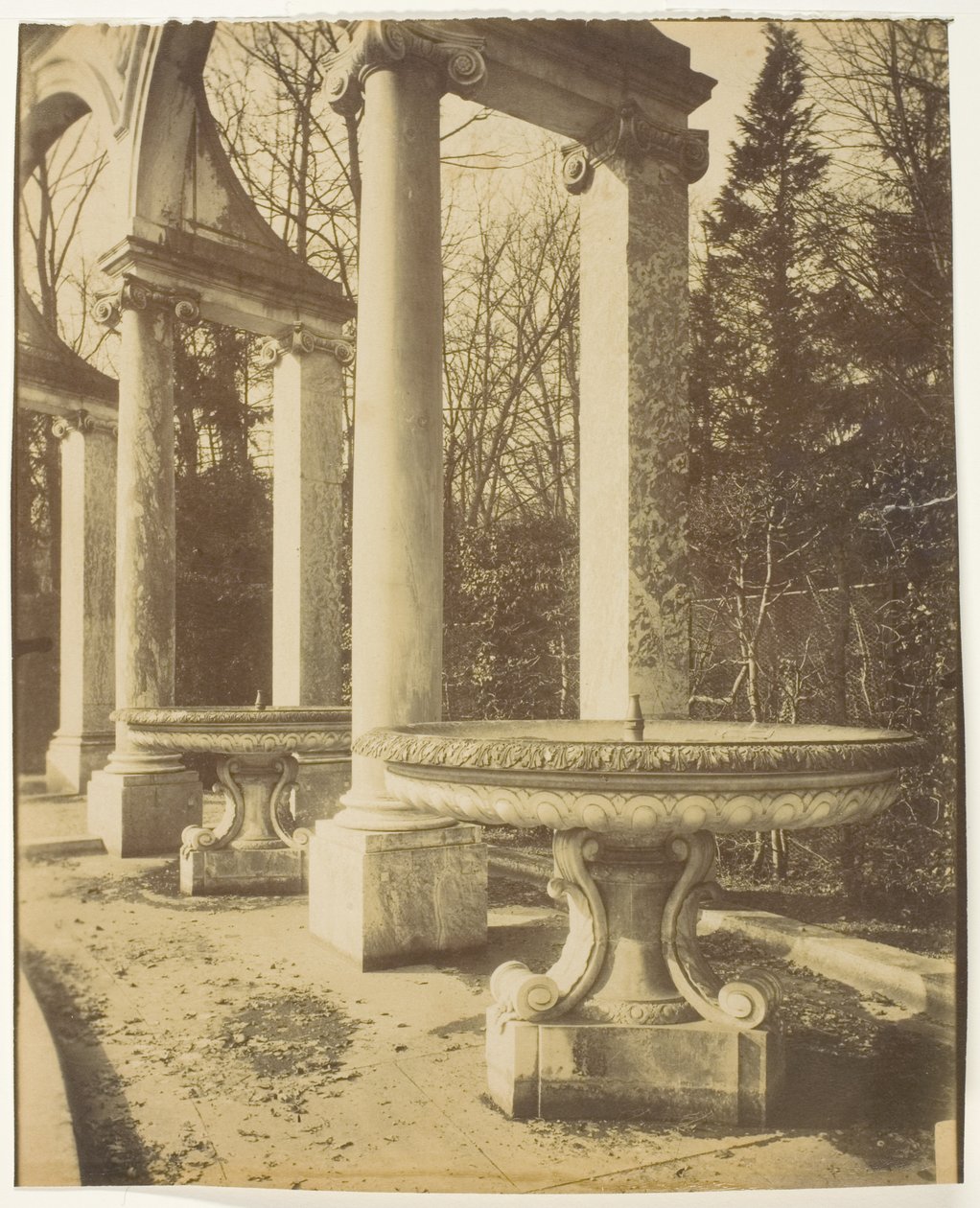 Parc de Versaille bosquet de la Colonnade de Jean Eugène Auguste Atget