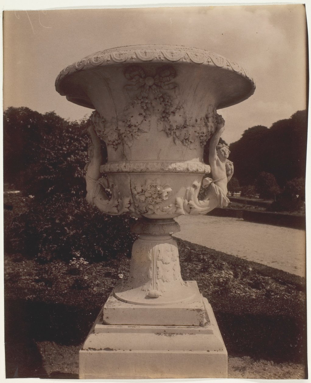 Versailles, (Vaso) de Jean Eugène Auguste Atget