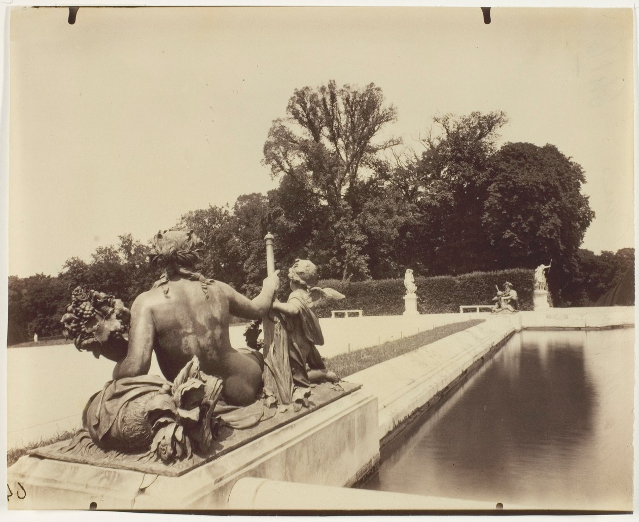 Versailles, esquina do parque de Jean Eugène Auguste Atget