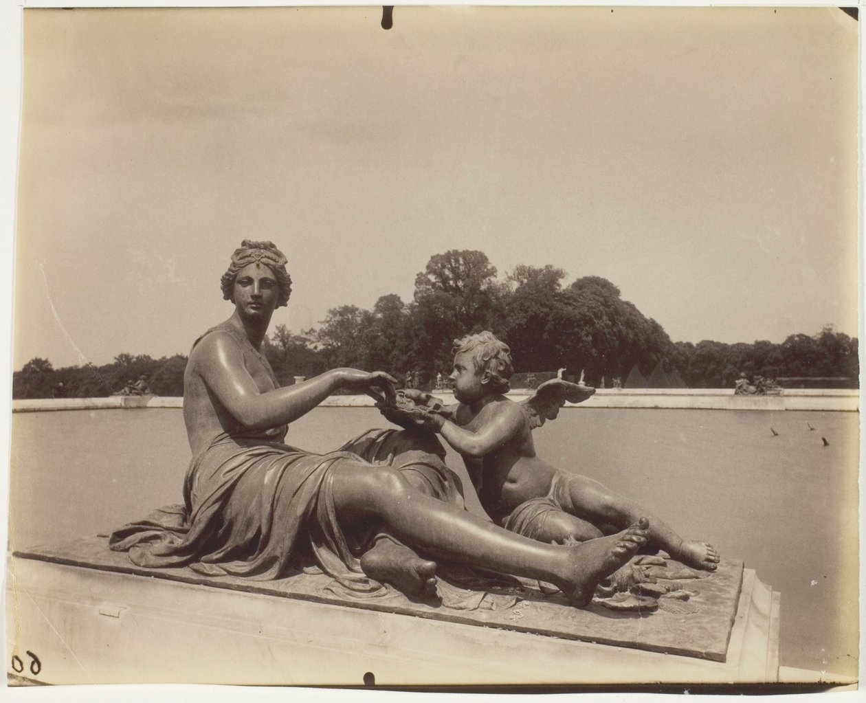 Versailles, esquina do parque de Jean Eugène Auguste Atget