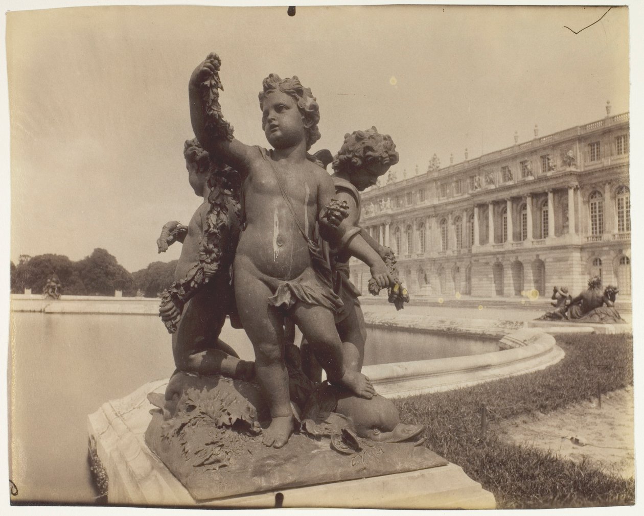 Versailles, esquina do parque de Jean Eugène Auguste Atget