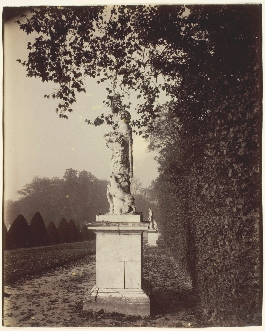 Versailles, esquina do parque de Jean Eugène Auguste Atget