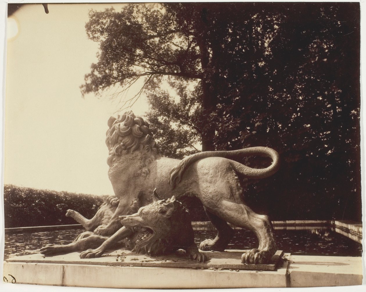 Versalhes, Fonte de Diana (pormenor) de Jean Eugène Auguste Atget