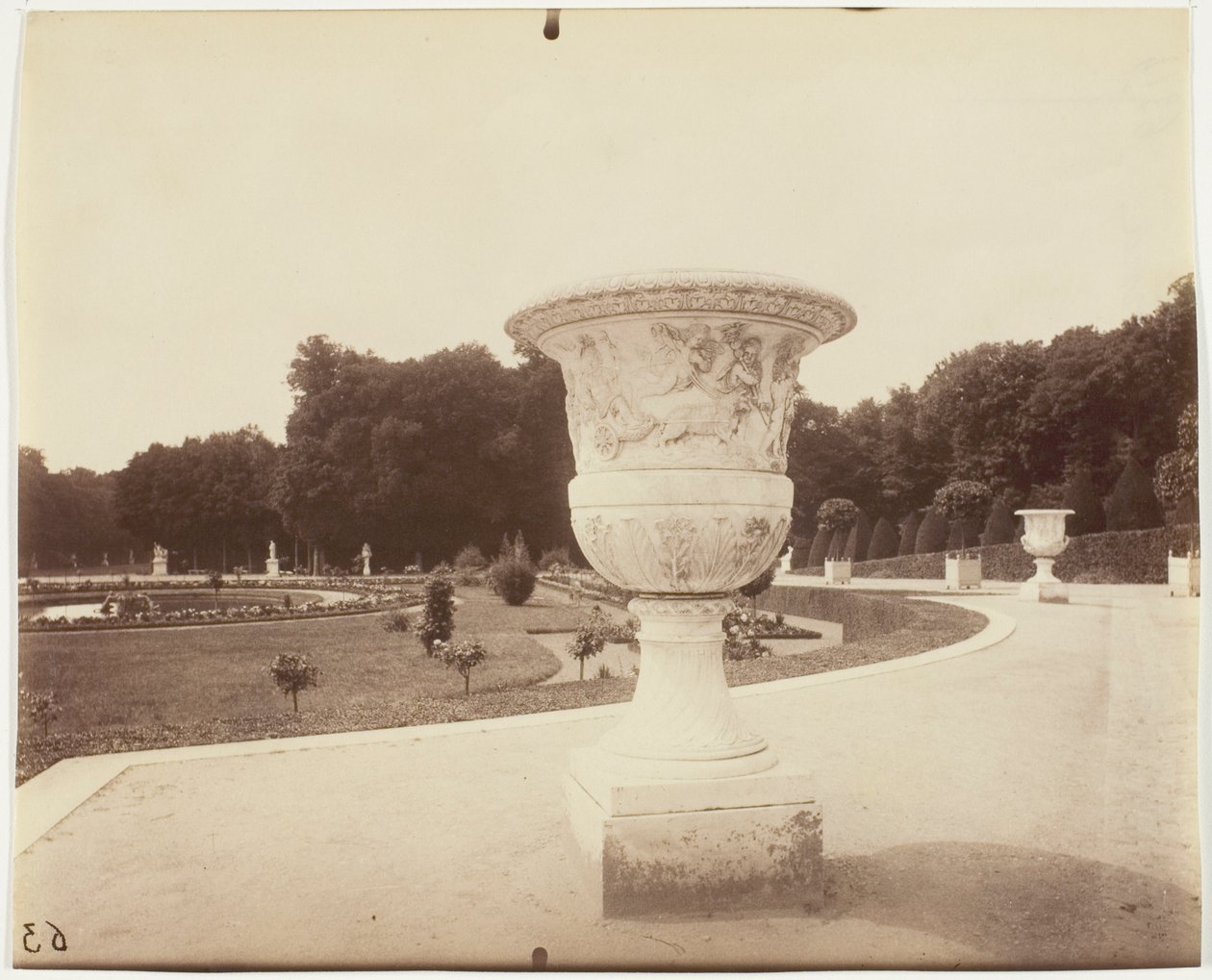 Versailles, Vaso de Cornu de Jean Eugène Auguste Atget