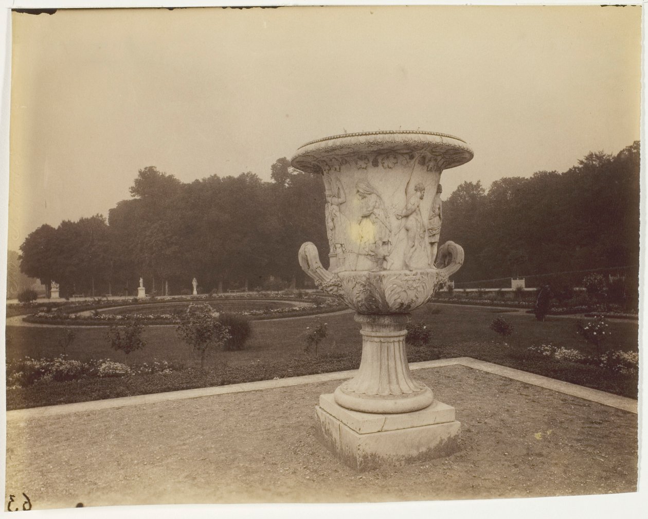 Versailles, Vaso de Cornu de Jean Eugène Auguste Atget